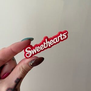 NEW sweethearts logo croc jibbitz